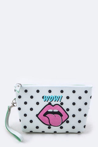 Polka Dot Wristlet