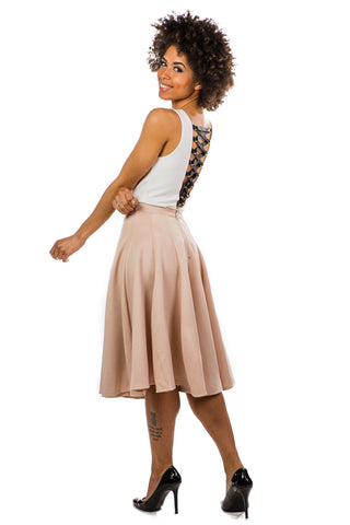 Annie Skirt (Taupe)