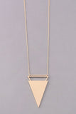 Gold Triangle Necklace