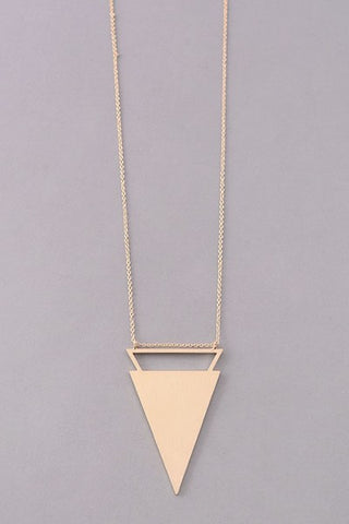 Gold Triangle Necklace