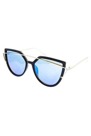 Pardon Me Glasses (Black & Blue)