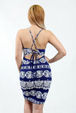 Contrast This Dress (Blue)