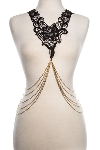 Body Chain with Lace