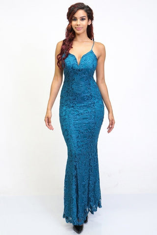 Isabella Dress (Teal)