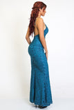 Isabella Dress (Teal)