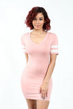 Strike Out Dress (Blush)