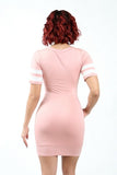 Strike Out Dress (Blush)