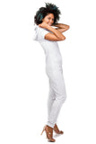 Bumpkin Romper (White)