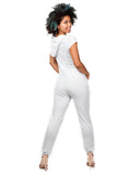 Bumpkin Romper (White)