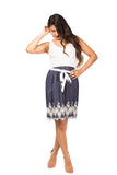 Jean and Lace Mini Dress
