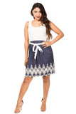 Jean and Lace Mini Dress