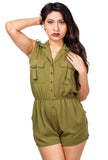 Jessica Romper (Olive)