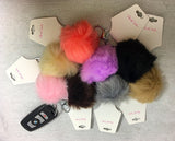 Fur Pom Pom Keychain