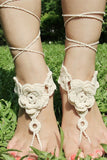 Rose Crochet Anklet