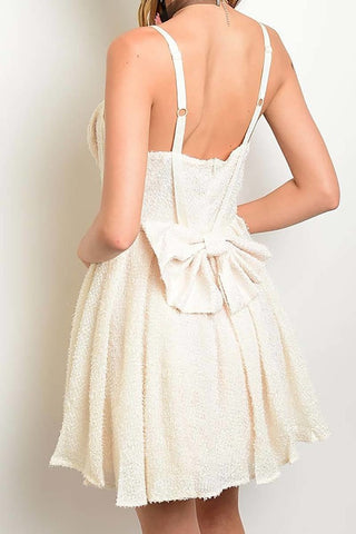 Embellished Bow Dress