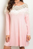 Lace Collar Dress