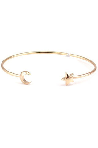 Crescent Moon and Star Cuff
