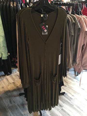 LONGSLEEVE (OLIVE) CARDIGAN